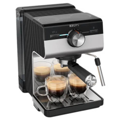 Кафемашина Krups XP384E10 Esp Pump Authentic C90 Alu Eu
