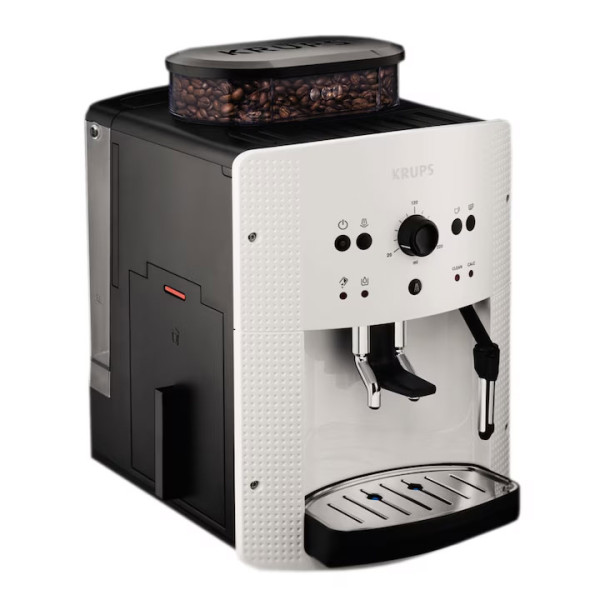 Кафеавтомат Krups EA810570, резервоар 1.7 л, 15 бара, Бял/Черен