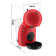 Кафемашина с капсули KRUPS PICCOLO XS KP1A3510, червена