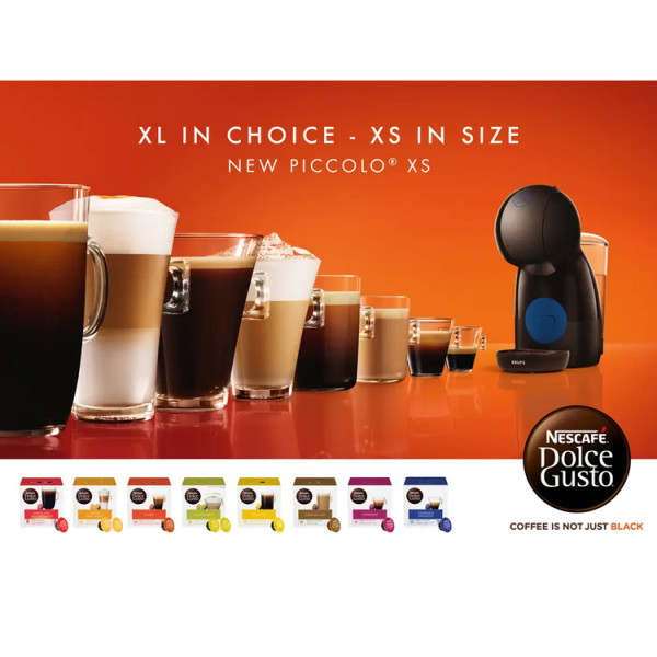 Кафемашина с капсули Krups PICCOLO XS  KP1A3B10, черно