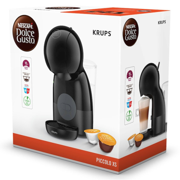 Кафемашина KRUPS Dolce Gusto PICCOLO XS KP1A3B10 + 4кутии капсули по 16бр