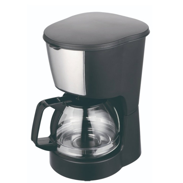 Кафемашина Rosberg R51170F, 600 ml, Стъклена кана, Черен