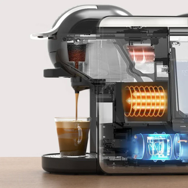 Кафемашина 8в1 Voltz OV51171K8R за мляно кафе и капсули