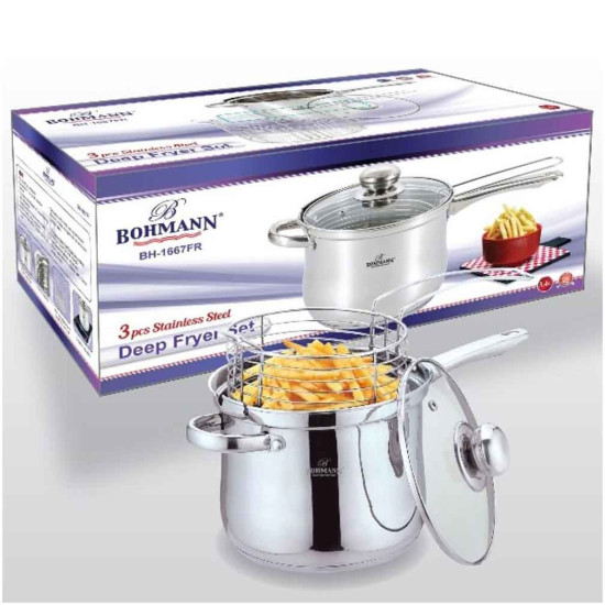 Касерола с капак и кашница  Bohmann BH 1667FR