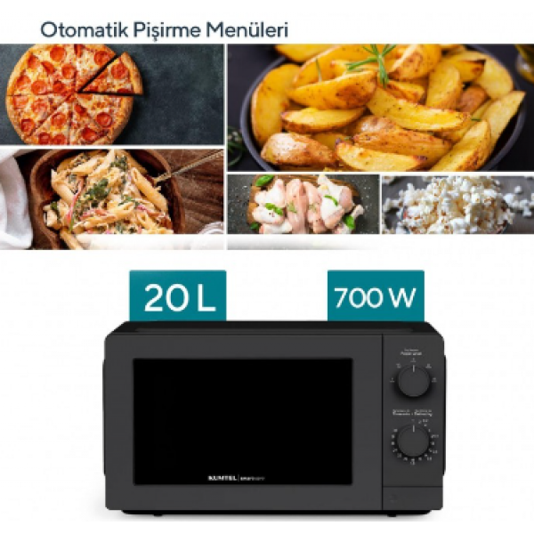 Инверторна микровълнова печка Kumtel Black Smartwave HMIN-05