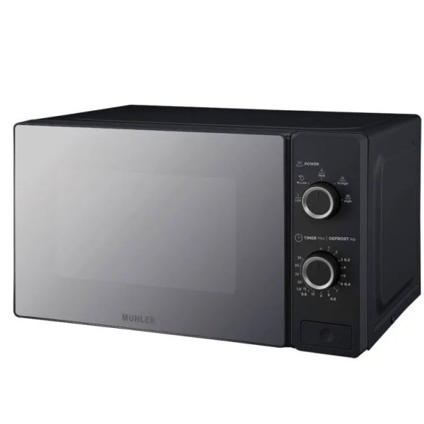 Микровълнова фурна MUHLER MO-5029B 20L, огледална