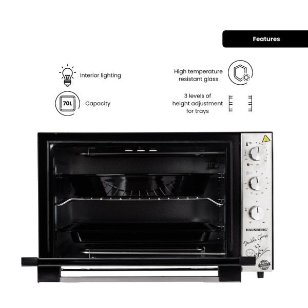 Eлектрическа фурна Hausberg HB-8020