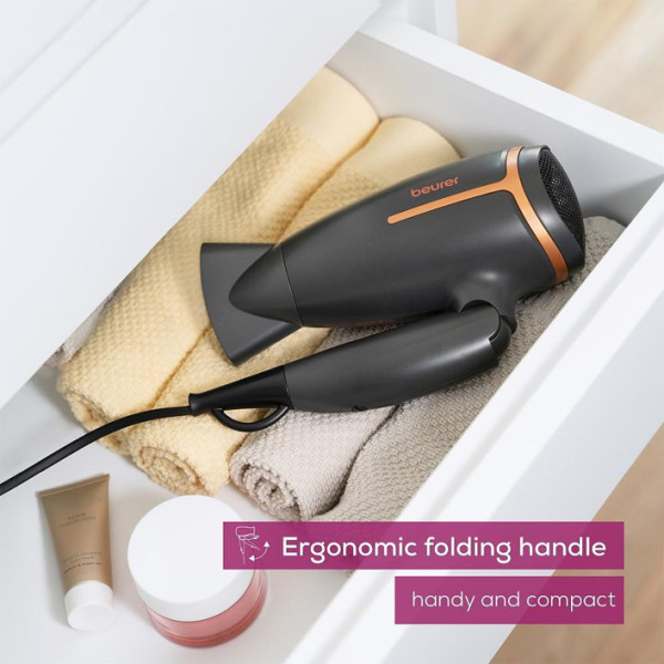 Сешоар Beurer HC 25, 1600 W, Сгъваема дръжка