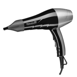 Сешоар Hausberg HB-26GR, 2000W, 2 степени на скорост, Черно-Сиво