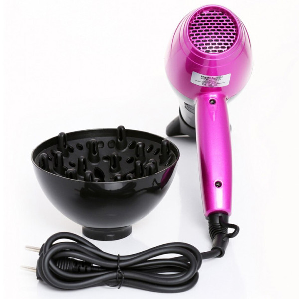 Сешоар Hausberg HB-26RZ, Черен/розов