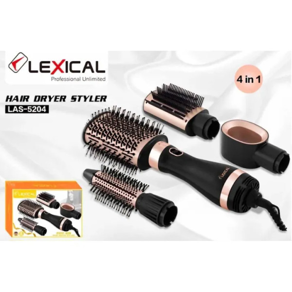 Четка сешоар Lexical LAS-5204, 4в1