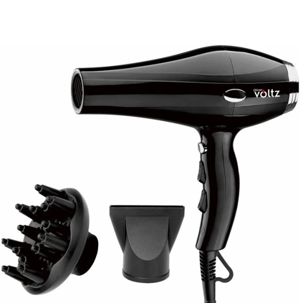 Сешоар с дифузер Voltz OV51100TD, 2000W, черен 