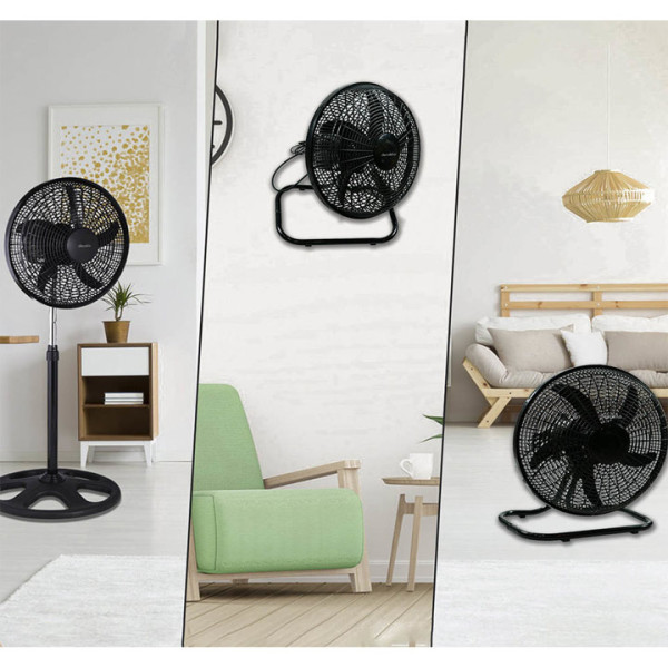 Вентилатор със стойка 3в1 DECAKILA,60W, Черен 2броя