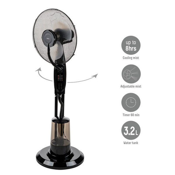 Вентилатор с водна мъгла 16'' Muhler MF-1609RC