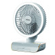 Настолен вентилатор Rosberg R51760L, USB, 5W, 18см, LED