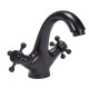 Смесител за мивка FALA RETRO черно