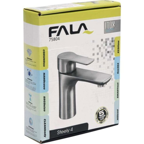 Смесител за мивка FALA STEELY 4, Инокс